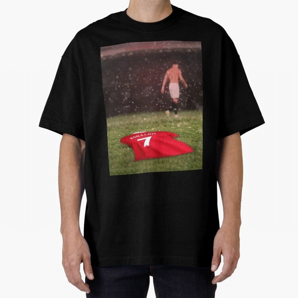 Cristiano Ronaldo Oversized T-Shirt Celebrate Rivalries and Pride in FIFA World Cup 2026 Group Stage for Fans of Haaland and Mbappe and Spain and Netherlands, Bringing Goal Celebration Energy, Supporter Heritage, Football Icons and Worldwide