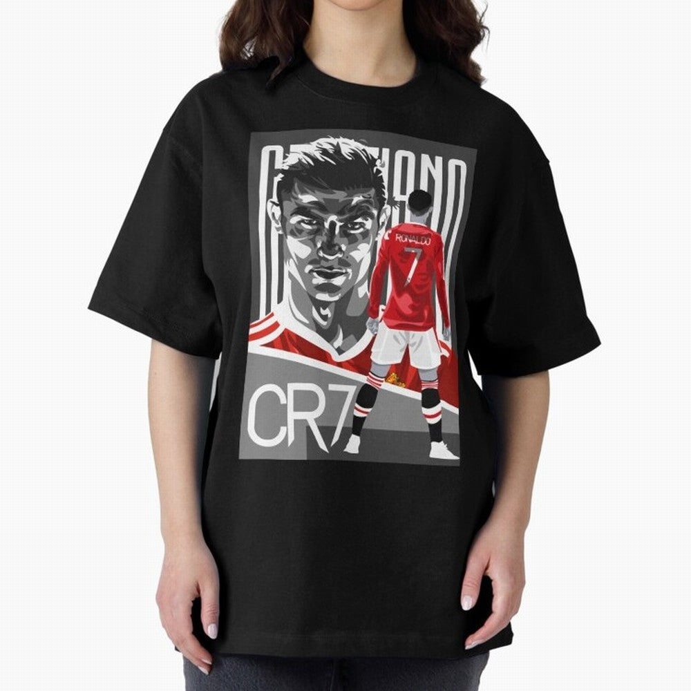 Cristiano Ronaldo in Red Oversized T-Shirt Represent Football Lovers during the FIFA World Cup 2026 Journey through Messi and Cristiano Ronaldo Highlights, France and Portugal Pride, Football Festival Excitement, Trophy Ambitions, Country Rivalries