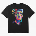 CR7 Sketch Oversized T-Shirt Elevate FIFA World Cup 2026 USA Canada Mexico Highlighting Messi, CR7 and Mbappe, Brazil, Portugal and Argentina Energy, Retro Football Energy, Iconic Rivalries, Trophy Chase Drama and Stadium Atmosphere; Made for Die