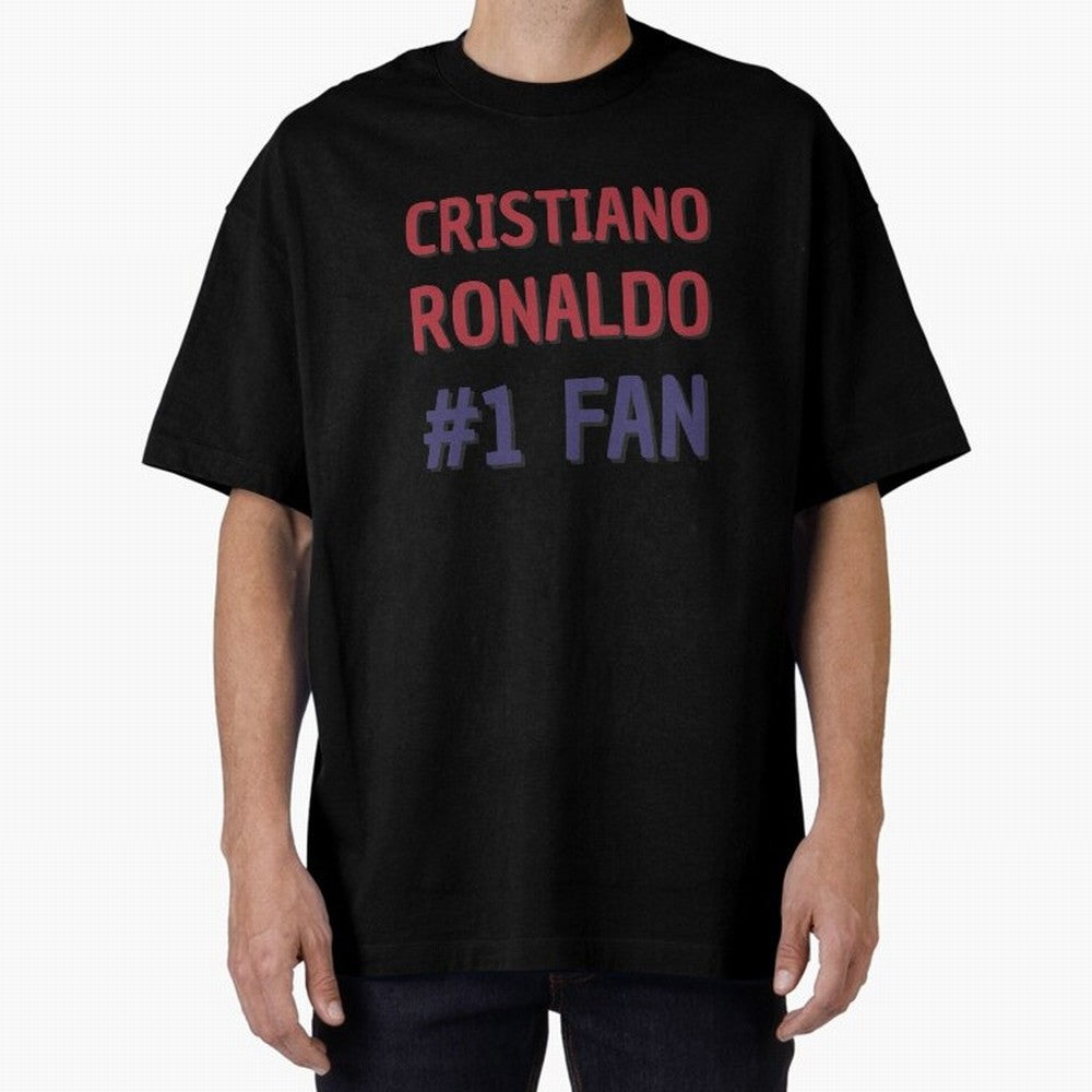 Cristiano Ronaldo - #1 Fan Oversized T-Shirt Follow the Final Road of FIFA World Cup 2026 Group Stage Spirit, Inspired by England, Messi, Neymar and Mbappe, Football History, Final Match Energy, Crowd Noise and Once in a Lifetime Moments; Ideal for