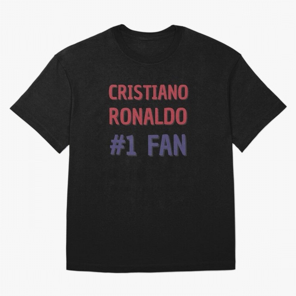 Cristiano Ronaldo - #1 Fan Oversized T-Shirt Follow the Final Road of FIFA World Cup 2026 Group Stage Spirit, Inspired by England, Messi, Neymar and Mbappe, Football History, Final Match Energy, Crowd Noise and Once in a Lifetime Moments; Ideal for