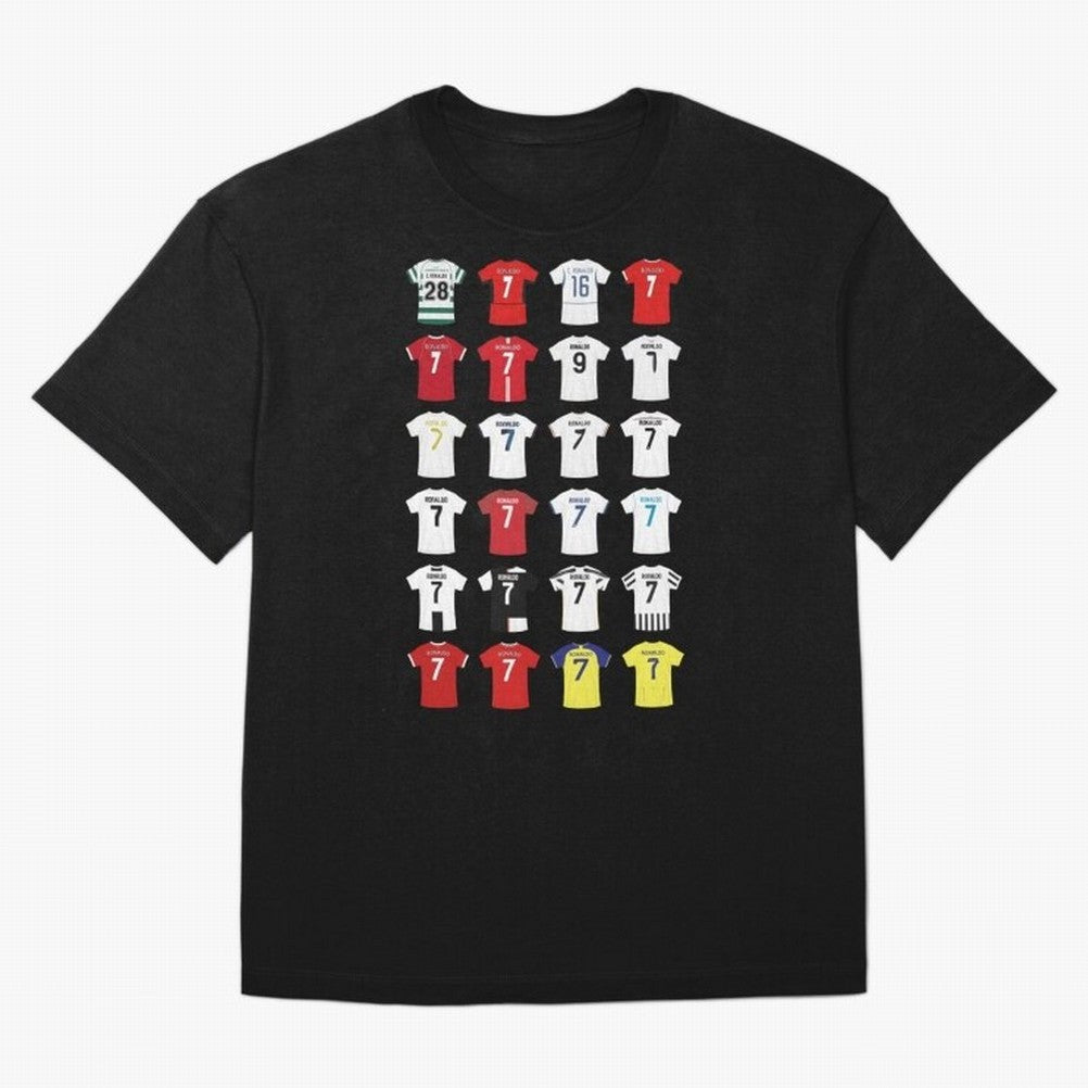 Cristiano Ronaldo Football Oversized T-Shirt Capture Stadium Memories from Global Football Passion for FIFA World Cup 2026 Group Stage, Made for Messi and Cristiano Ronaldo, France, Match Day Excitement, Supporter Culture, Golden Goals and Global