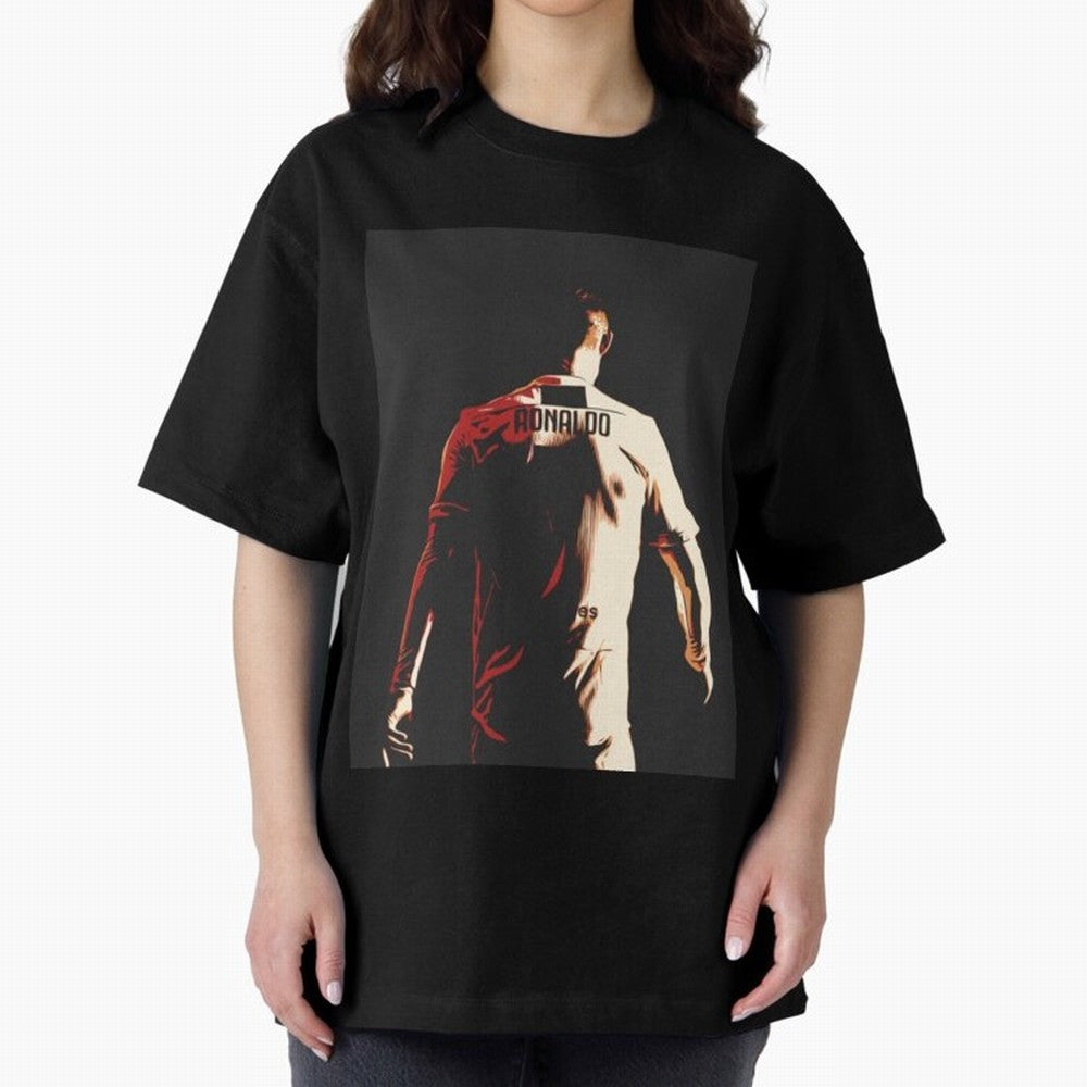 Cristiano Ronaldo Cristiano Ronaldo Juventus Oversized T-Shirt Back Your Heroes with FIFA World Cup 2026 Group Stage Spirit, Filled with Portugal, Spain and Germany, Messi, CR7 and Mbappe, Stadium Memories, Football Loyalty, International Chants