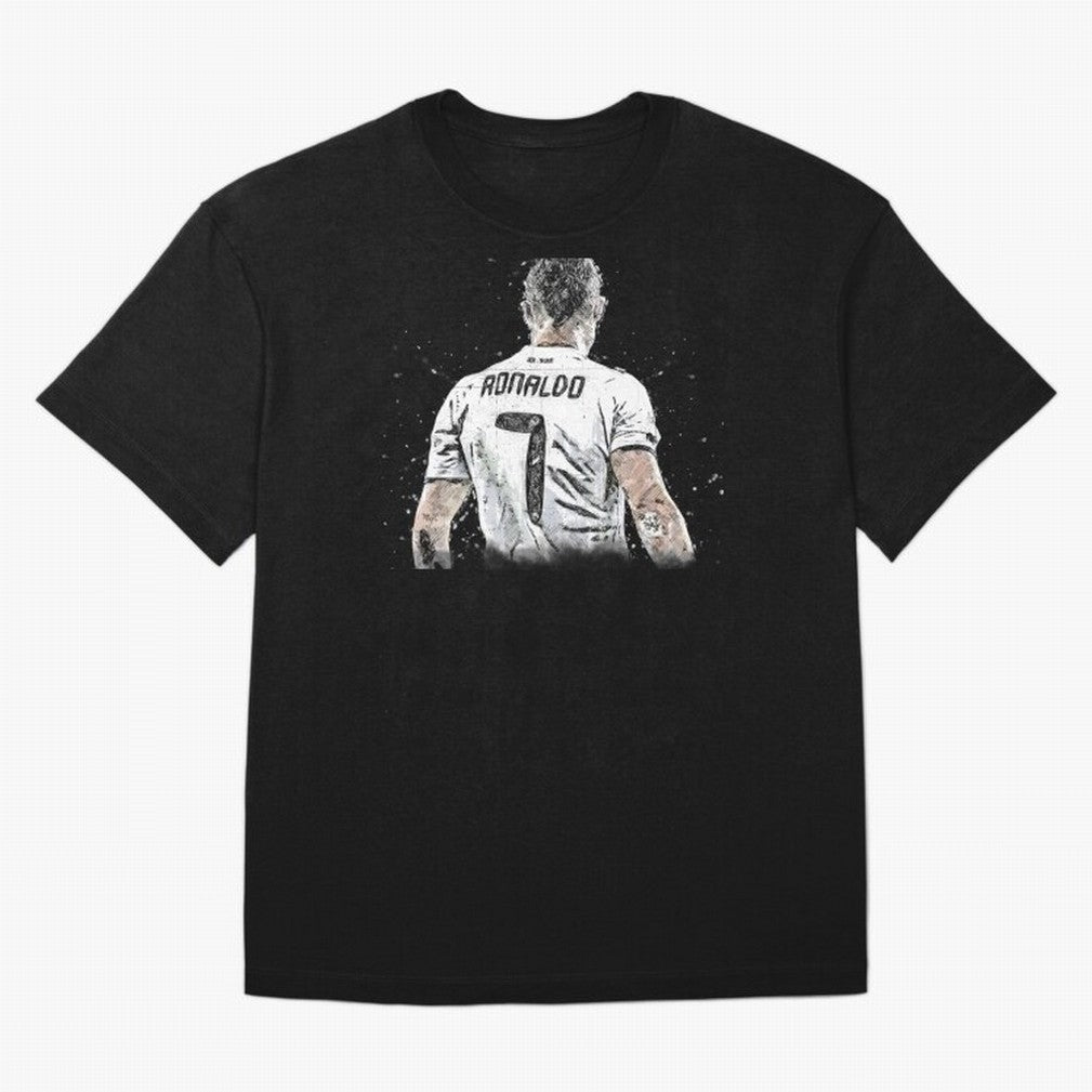 Cristiano Ronaldo Cristiano ronaldo back Oversized T-Shirt Fuel the Hype around Match Day Hype around FIFA World Cup 2026 USA Canada Mexico, CR7 and Messi, England and Germany, Football History, Final Match Energy, Crowd Noise and Once in a