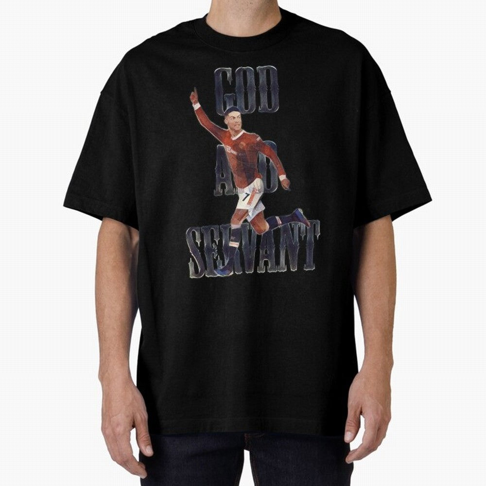 cristiano ronaldo paint art Oversized T-Shirt Feel the Trophy Chase of the FIFA World Cup 2026 USA Canada Mexico Journey through Mbappe and Neymar Highlights, France Pride, Football Festival Excitement, Trophy Ambitions, Country Rivalries and Star