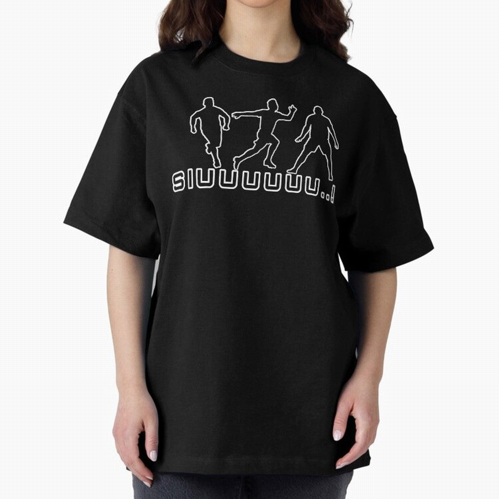 Siuuu Cristiano ronaldo Oversized T-Shirt Show Passion for the Stars of FIFA World Cup 2026 Group Stage Highlighting Neymar, Germany Energy, Goal Celebration Energy, Supporter Heritage, Football Icons and Worldwide Tournament Joy; Perfect for