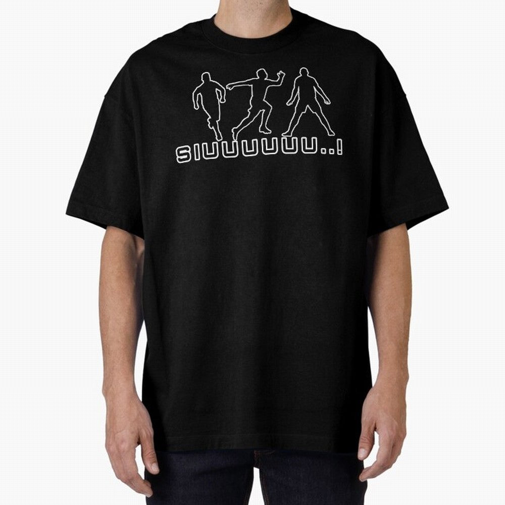 Siuuu Cristiano ronaldo Oversized T-Shirt Show Passion for the Stars of FIFA World Cup 2026 Group Stage Highlighting Neymar, Germany Energy, Goal Celebration Energy, Supporter Heritage, Football Icons and Worldwide Tournament Joy; Perfect for