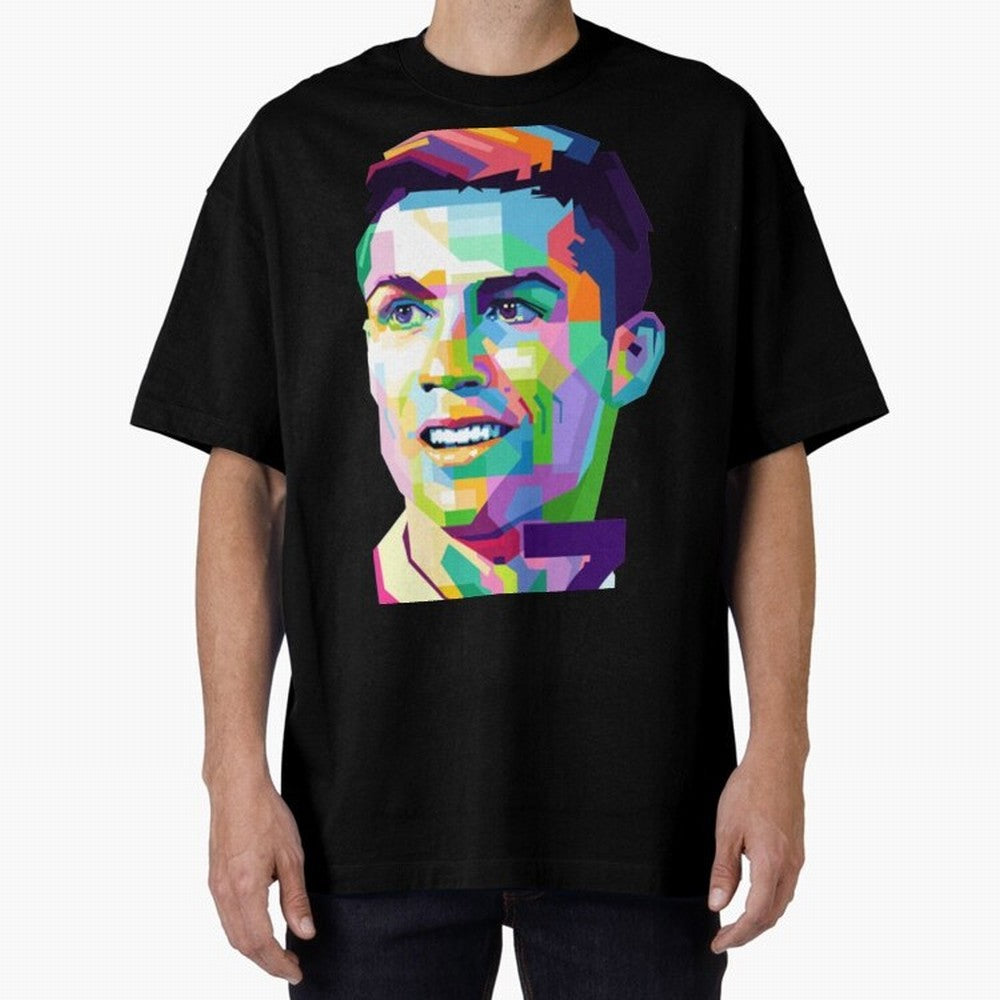 Cristiano Ronaldo CRISTIANO RONALDO 7 Oversized T-Shirt Upgrade FIFA World Cup 2026 USA Canada Mexico Spirit, Filled with France and Portugal, Haaland, Supporter Pride, Iconic Celebrations, Legendary Names and Global Match Day Energy; Perfect for