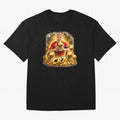 CR7 Five Ballon d'Or Trophies Cartoon ¨C Football Legend Illustration Oversized T-Shirt Show Love for Legendary Goals in FIFA World Cup 2026 USA Canada Mexico Filled with Haaland and Mbappe, Brazil Energy, Football Festival Excitement, Trophy