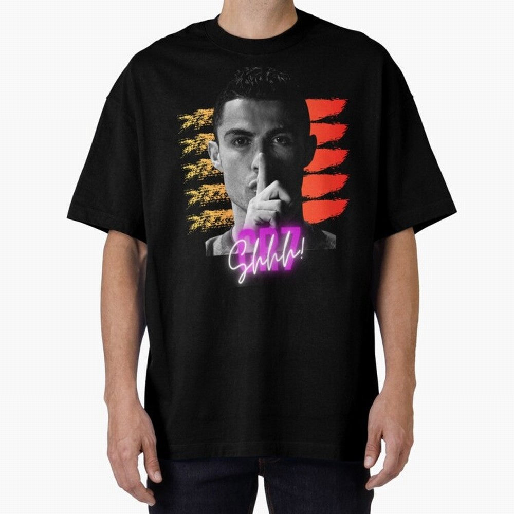 Cristiano Ronaldo cr7 Oversized T-Shirt Bring Home the FIFA World Cup 2026 USA Canada Mexico Journey through Messi, CR7 and Mbappe Highlights, France Pride, Football History, Final Match Energy, Crowd Noise and Once in a Lifetime Moments; Made for