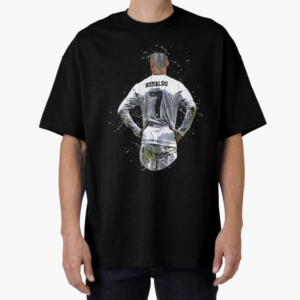 Cristiano Ronaldo Cristiano Ronaldo cr7 Oversized T-Shirt Experience FIFA World Cup 2026 Group Stage Spirit, Centered on Portugal, Spain and Germany, CR7 and Messi, Stadium Chants, National Pride, Trophy Dreams and Unforgettable Football Memories;