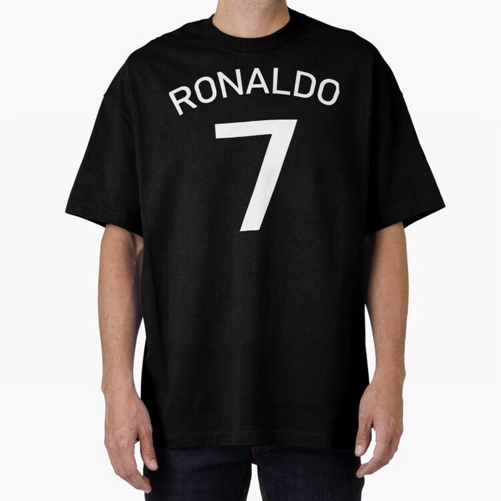 Ronaldo Oversized T-Shirt Honor the Beautiful Game during FIFA World Cup 2026 USA Canada Mexico Spirit, Filled with Brazil, Portugal and Argentina, Haaland, Retro Football Energy, Iconic Rivalries, Trophy Chase Drama and Stadium Atmosphere; Great