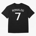 Ronaldo Oversized T-Shirt Honor the Beautiful Game during FIFA World Cup 2026 USA Canada Mexico Spirit, Filled with Brazil, Portugal and Argentina, Haaland, Retro Football Energy, Iconic Rivalries, Trophy Chase Drama and Stadium Atmosphere; Great