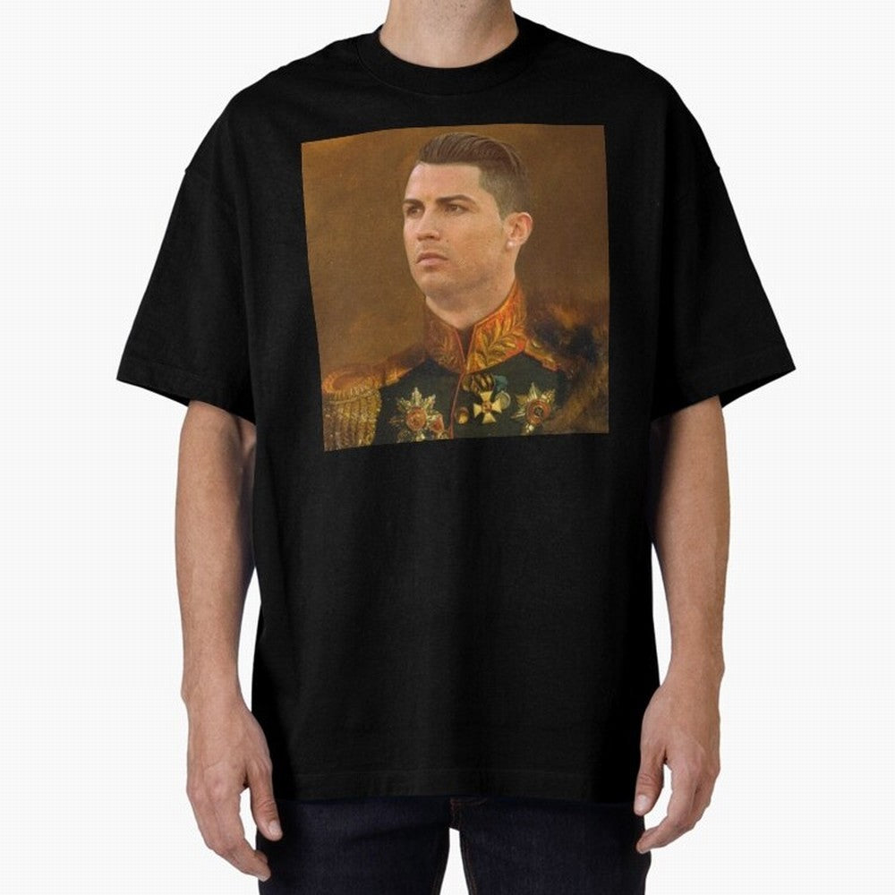 cristiano ronaldo - replaceface Oversized T-Shirt Make Memories around the FIFA World Cup 2026 USA Canada Mexico Journey through Neymar, Haaland and Cristiano Ronaldo Highlights, England, France and Netherlands Pride, Sports Nostalgia,