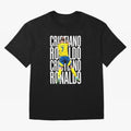 Cristiano Ronaldo Siuuuu Celebration Oversized T-Shirt Bring International Match Energy to the FIFA World Cup 2026 Journey through Cristiano Ronaldo Highlights, Spain and Netherlands Pride, Supporter Pride, Iconic Celebrations, Legendary Names and