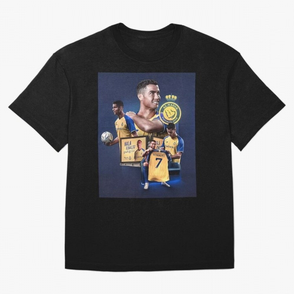 Art Cristiano Ronaldo Wallpaper Oversized T-Shirt Keep Football History Alive during FIFA World Cup 2026 Group Stage Spirit, Filled with Brazil, Messi, Neymar and Mbappe, Vintage Soccer Flavor, Modern Football Stars, National Flags and Final Night