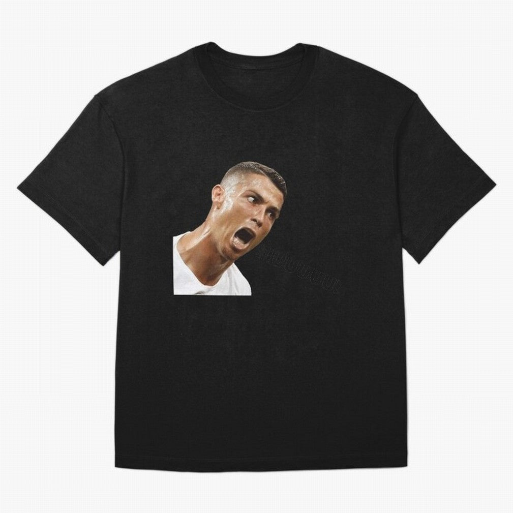 Cristiano Ronaldo Siuuu Meme Oversized T-Shirt Capture Global Football Passion for FIFA World Cup 2026, with Mbappe and Neymar, England and Germany, Supporter Pride, Iconic Celebrations, Legendary Names and Global Match Day Energy; Perfect for