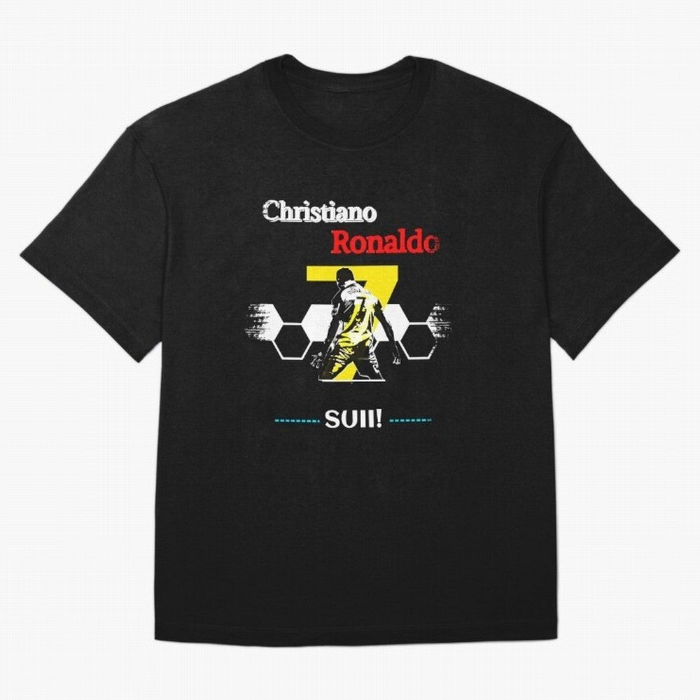 Cristiano Ronaldo Cr7 Oversized T-Shirt Bring World Football Passion into Global Football Passion for FIFA World Cup 2026, Driven by Messi, CR7 and Mbappe, Portugal, Football Festival Excitement, Trophy Ambitions, Country Rivalries and Star Player