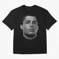 Cristiano Ronaldo Cristiano Ronaldo Halftone style Oversized T-Shirt Join Supporters Worldwide for FIFA World Cup 2026 Group Stage for Fans of Messi, Neymar and Mbappe and Brazil, Portugal and Argentina, Bringing Soccer Culture, Superstar Moments,