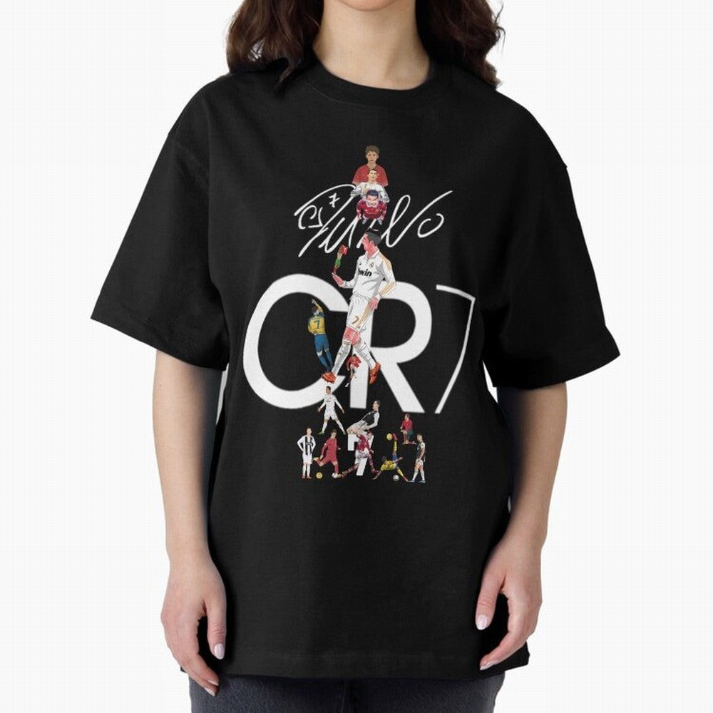 CR7 Oversized T-Shirt Bring Supporter Culture to the FIFA World Cup 2026 USA Canada Mexico Journey through Messi, CR7 and Mbappe Highlights, Netherlands Pride, Soccer Culture, Superstar Moments, National Team Dreams and Competitive Fire; Perfect