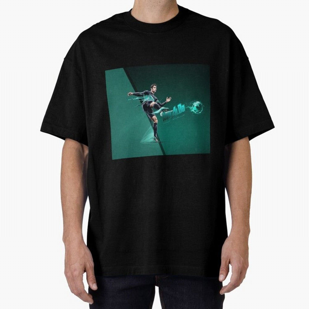 Cristiano Ronaldo #442 Oversized T-Shirt Make Every Kick Count in FIFA World Cup 2026 Made for Haaland, France Energy, Classic Soccer Heritage, Championship Pressure, Fan Loyalty and International Pride; Ideal for Passionate Fans Who Love Underdog