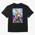 Cristiano Ronaldo Celebration Wpap Pop Art Oversized T-Shirt Show Your Love for FIFA World Cup 2026 USA Canada Mexico Spirit, Highlighting France and Portugal, Mbappe, Championship Spirit, Famous Goals, Roaring Crowds and International Football