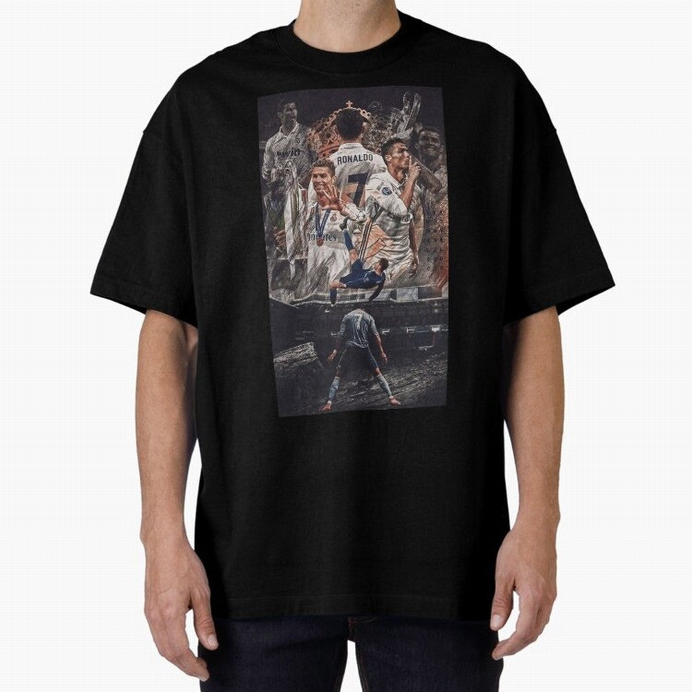 Cristiano Ronaldo Oversized T-Shirt Make Every Match About the FIFA World Cup 2026 Group Stage Journey through Messi, CR7 and Mbappe Highlights, France and Portugal Pride, Vintage Soccer Flavor, Modern Football Stars, National Flags and Final Night