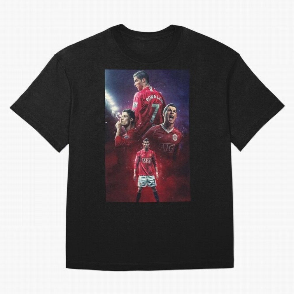 CR7 Art Wallpaper Ronaldo Posters Oversized T-Shirt Represent Fans Who Live for FIFA World Cup 2026 Group Stage Spirit, Filled with England, France and Netherlands, Cristiano Ronaldo, Tournament Hype, Historic Matchups, Family Viewing Parties and
