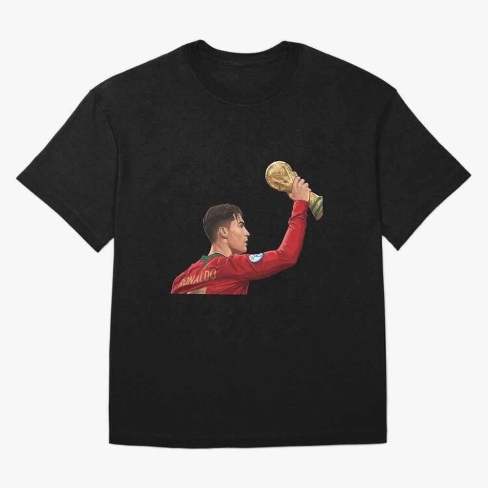 Cristiano Ronaldo Oversized T-Shirt Bring Champion Energy into FIFA World Cup 2026 for Fans of Cristiano Ronaldo and Portugal, Bringing Retro Football Energy, Iconic Rivalries, Trophy Chase Drama and Stadium Atmosphere; Ideal for Fans Who Follow