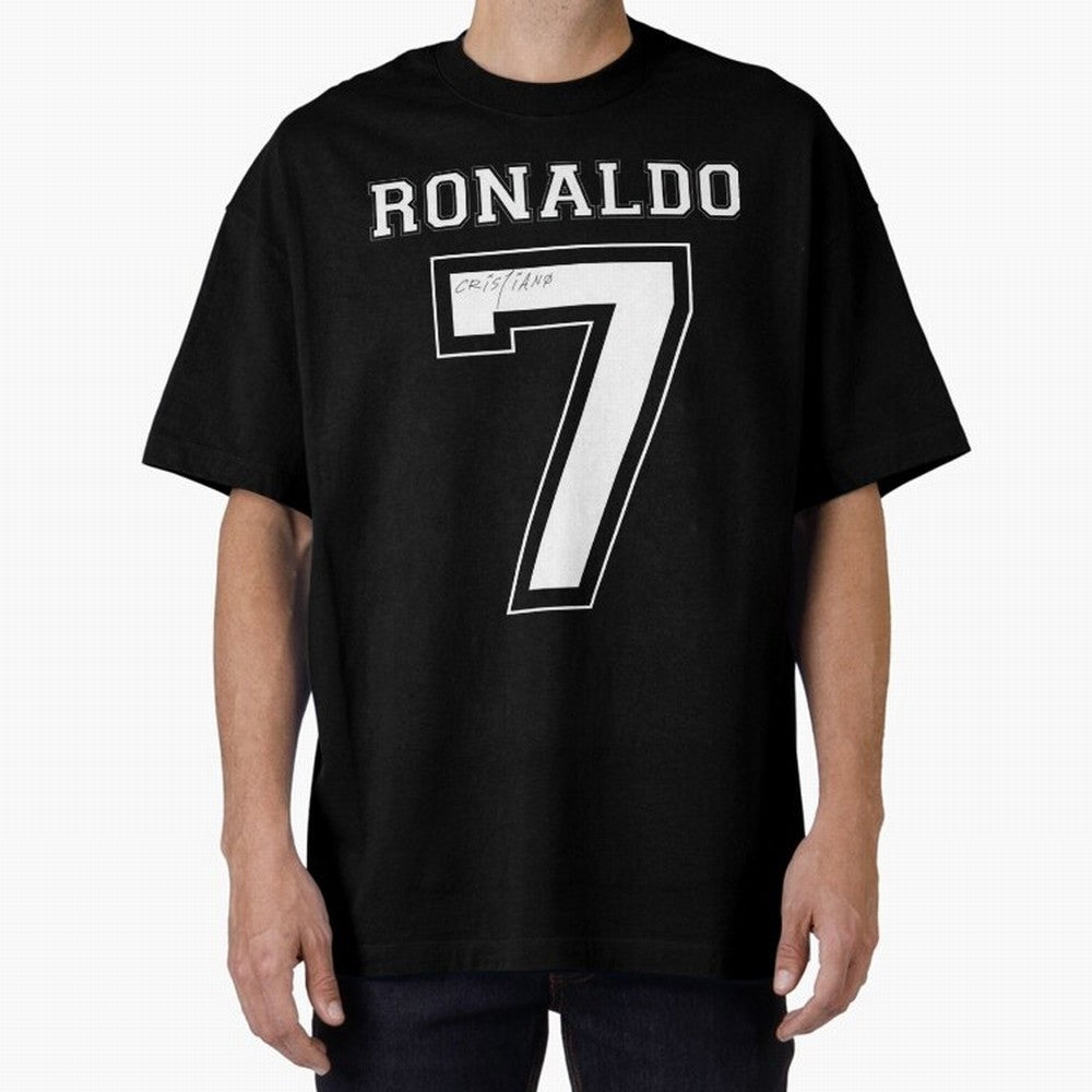 cristiano ronaldo Oversized T-Shirt Bring International Match Energy to FIFA World Cup 2026 Group Stage Inspired by Messi, Brazil Energy, Championship Spirit, Famous Goals, Roaring Crowds and International Football Unity; Great for Watch Parties,
