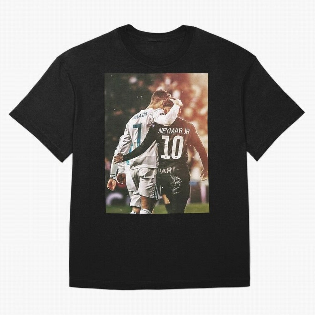 CR7 N Neymar Oversized T-Shirt Bring Legendary Rivalry Energy to FIFA World Cup 2026 Featuring Neymar, Haaland and Cristiano Ronaldo, Portugal Energy, Classic Soccer Heritage, Championship Pressure, Fan Loyalty and International Pride; Perfect for
