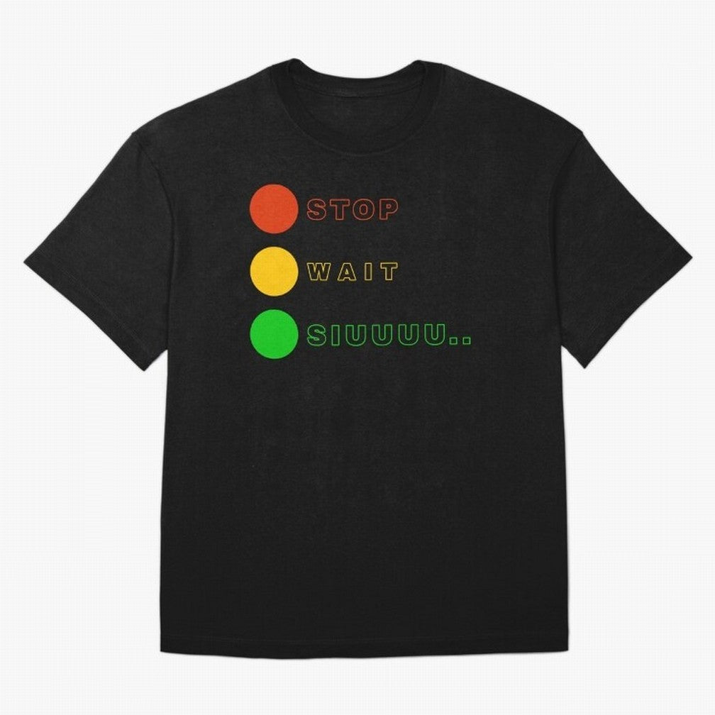 Stop wait siuuu Cristiano ronaldo suiii Oversized T-Shirt Create FIFA World Cup 2026 Centered on Messi, CR7 and Mbappe, Portugal Energy, Football Festival Excitement, Trophy Ambitions, Country Rivalries and Star Player Buzz; Created for Match Day