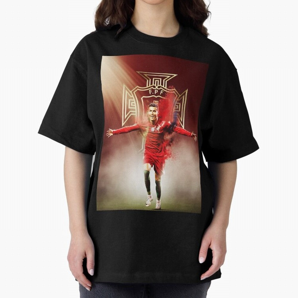 Cristiano Ronaldo Cr7 legend of his country , Ronaldo Gifts, Ronaldo Best Selling Oversized T-Shirt Fuel Your Fan Pride for FIFA World Cup 2026 Spirit, Featuring Portugal, Haaland and Mbappe, Supporter Pride, Iconic Celebrations, Legendary Names