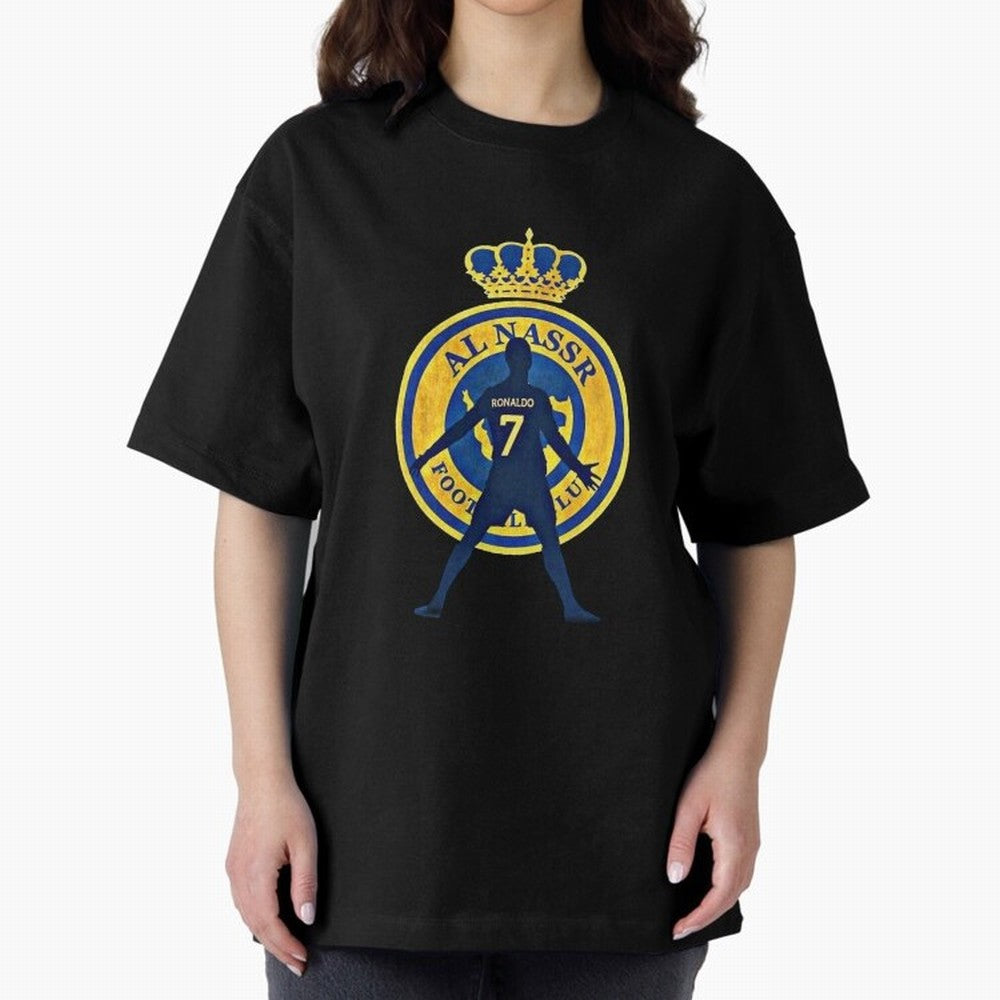 Cristiano Ronaldo T-shirt at Al-Nasr Saudi Club Oversized T-Shirt Bring International Match Energy to Match Day Hype around FIFA World Cup 2026 USA Canada Mexico, CR7 and Messi, Netherlands, Stadium Memories, Football Loyalty, International Chants