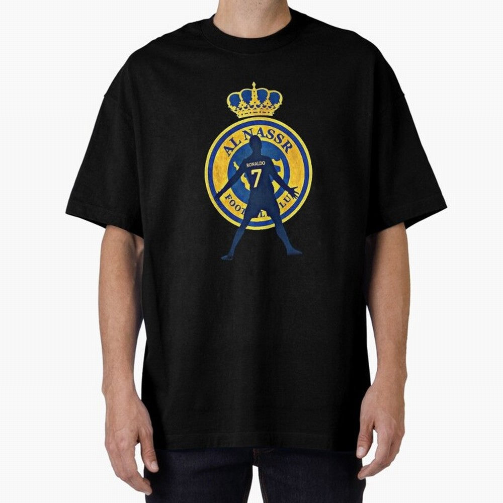 Cristiano Ronaldo T-shirt at Al-Nasr Saudi Club Oversized T-Shirt Bring International Match Energy to Match Day Hype around FIFA World Cup 2026 USA Canada Mexico, CR7 and Messi, Netherlands, Stadium Memories, Football Loyalty, International Chants