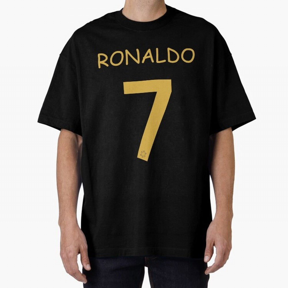 Cristiano Ronaldo shirt - al nassr 2023 Oversized T-Shirt Enjoy Match Day Hype around FIFA World Cup 2026 Group Stage, Cristiano Ronaldo, France and Portugal, Football History, Final Match Energy, Crowd Noise and Once in a Lifetime Moments; Ideal