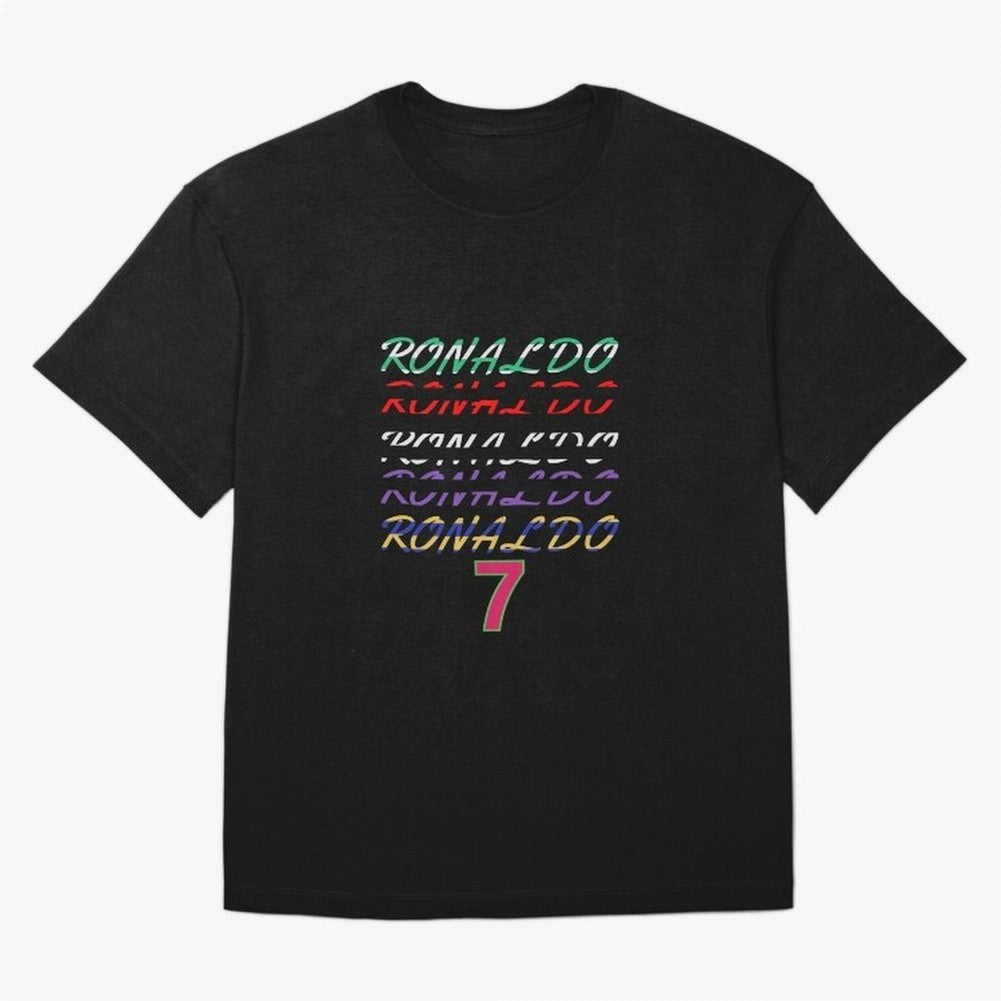 LOVE CR7 RONALDO - ALL CAREER Oversized T-Shirt Cheer for Match Day Hype around FIFA World Cup 2026, Messi and Cristiano Ronaldo, England and Germany, Championship Spirit, Famous Goals, Roaring Crowds and International Football Unity; Great for