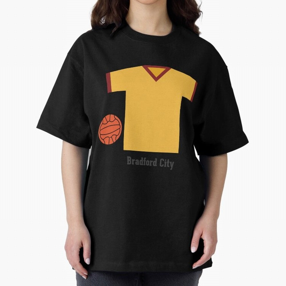 Bradford City Oversized T-Shirt Feel the Heartbeat of FIFA World Cup 2026 Group Stage for Fans of Neymar and Spain and Netherlands, Bringing Worldwide Fan Energy, Dramatic Goals, Stadium Lights and Championship Celebrations; Great for Supporters