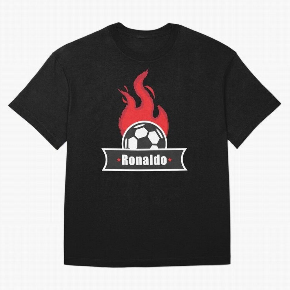 Football Player Design Oversized T-Shirt Show Match Day Excitement for FIFA World Cup 2026 for Fans of CR7 and Portugal, Bringing Football Passion, Legendary Performances, Festival Vibes and Supporter Community; Made for Collectors Who Enjoy Iconic