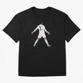 Cristiano Ronaldo Oversized T-Shirt Follow the Final Road of FIFA World Cup 2026 Highlighting Messi, Argentina, France and Brazil Energy, Sports Nostalgia, International Competition, Famous Players and Unforgettable Victories; Perfect for People