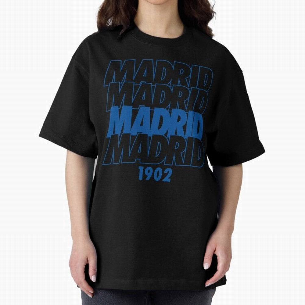 Real Madrid Oversized T-Shirt Create FIFA World Cup 2026 Capturing Haaland and Mbappe, Argentina, France and Brazil Energy, Worldwide Fan Energy, Dramatic Goals, Stadium Lights and Championship Celebrations; Perfect for Fans, Collectors, Family