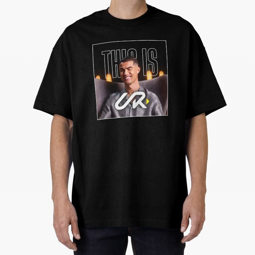UR Cristiano Yt Oversized T-Shirt Upgrade FIFA World Cup 2026 for Fans of Mbappe and England, Bringing Football Festival Excitement, Trophy Ambitions, Country Rivalries and Star Player Buzz; Ideal for Passionate Fans Who Love Underdog Stories,