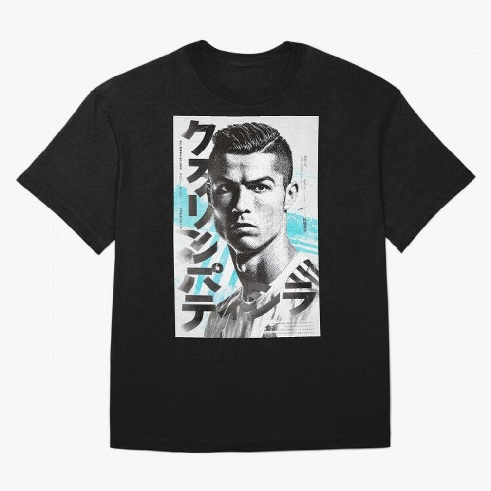 Cristiano Japanese Poster Oversized T-Shirt Get Ready for FIFA World Cup 2026 USA Canada Mexico with Cristiano Ronaldo, Argentina, France and Brazil Energy, Retro Football Energy, Iconic Rivalries, Trophy Chase Drama and Stadium Atmosphere; Perfect