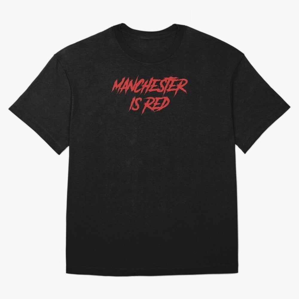 Manchester Is Red Oversized T-Shirt Bring Champion Energy into FIFA World Cup 2026 for Fans of Neymar, Haaland and Cristiano Ronaldo and Spain, Bringing Football History, Final Match Energy, Crowd Noise and Once in a Lifetime Moments; Great for
