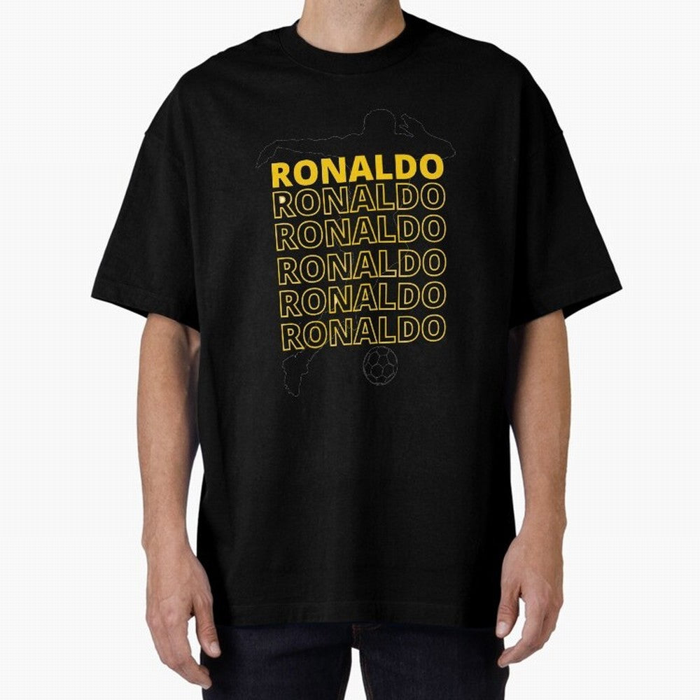 Ronaldo Oversized T-Shirt Create Global Football Passion for FIFA World Cup 2026 USA Canada Mexico, Featuring CR7, England, France and Netherlands, Tournament Hype, Historic Matchups, Family Viewing Parties and Global Sports Pride; Made for Die