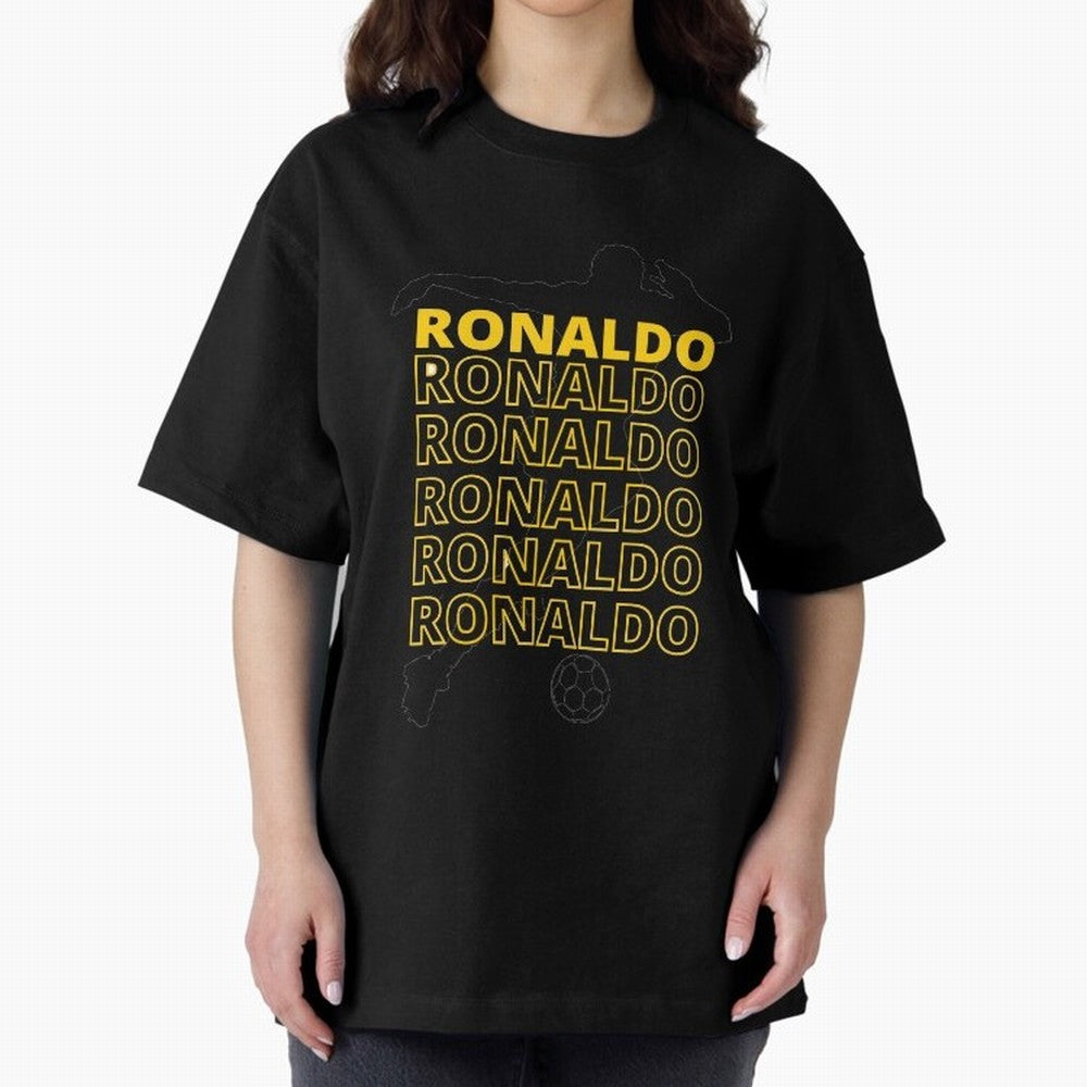 Ronaldo Oversized T-Shirt Create Global Football Passion for FIFA World Cup 2026 USA Canada Mexico, Featuring CR7, England, France and Netherlands, Tournament Hype, Historic Matchups, Family Viewing Parties and Global Sports Pride; Made for Die