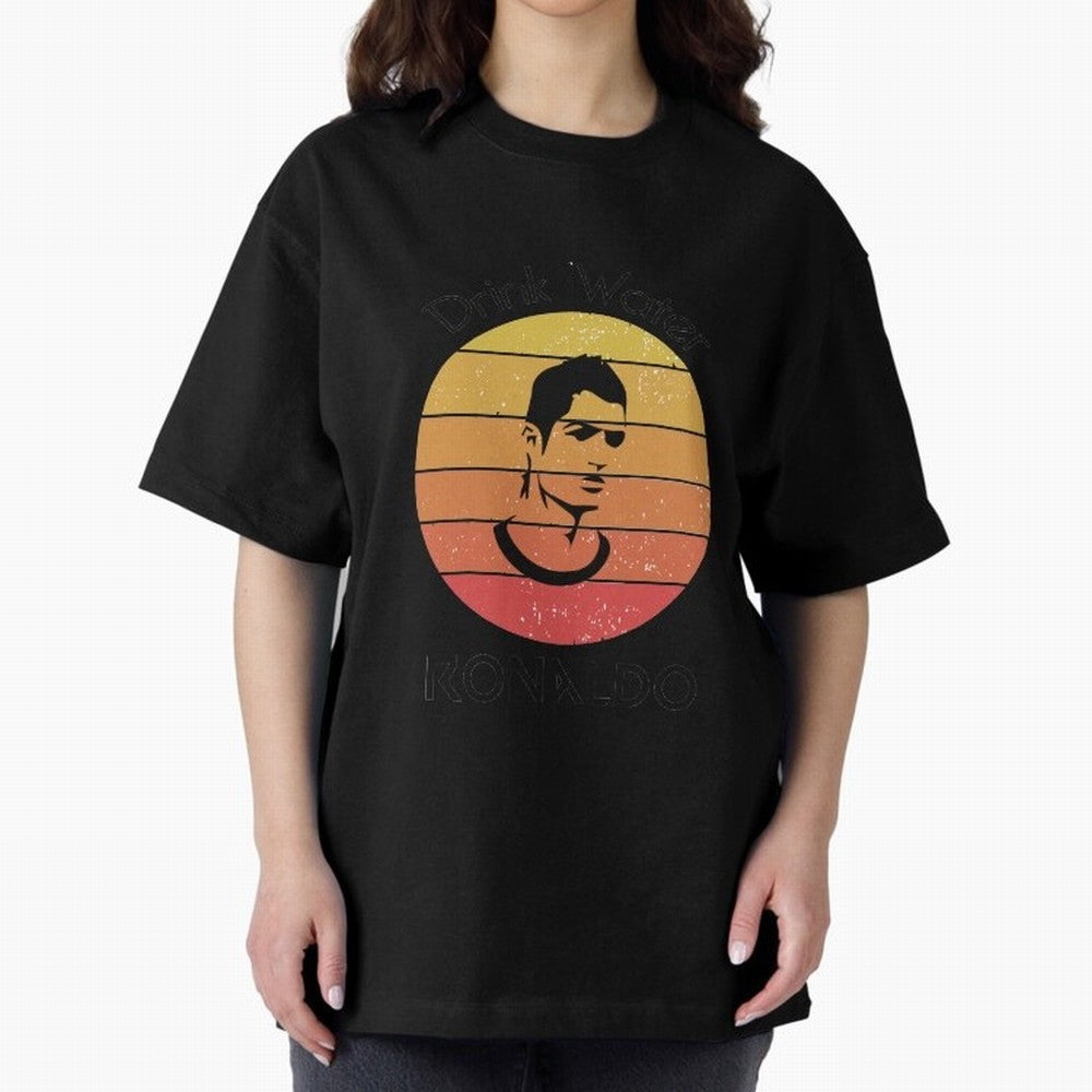 drink water ronaldo Oversized T-Shirt Bring the FIFA World Cup 2026 USA Canada Mexico Journey through Haaland Highlights, Germany Pride, Supporter Pride, Iconic Celebrations, Legendary Names and Global Match Day Energy; Built for Supporters Chasing
