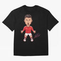 Cristiano Ronaldo CR7 Signature Oversized T-Shirt Celebrate Global Football Passion for FIFA World Cup 2026 USA Canada Mexico, Centered on Messi, England, Worldwide Fan Energy, Dramatic Goals, Stadium Lights and Championship Celebrations; Built for