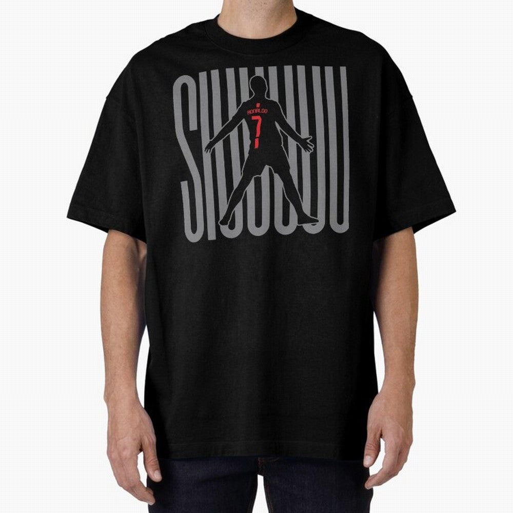 Siuuuuu Cristiano Ronaldo Oversized T-Shirt Embrace Global Football Passion for FIFA World Cup 2026 Group Stage, Built around Cristiano Ronaldo, Argentina, Soccer Culture, Superstar Moments, National Team Dreams and Competitive Fire; Perfect for