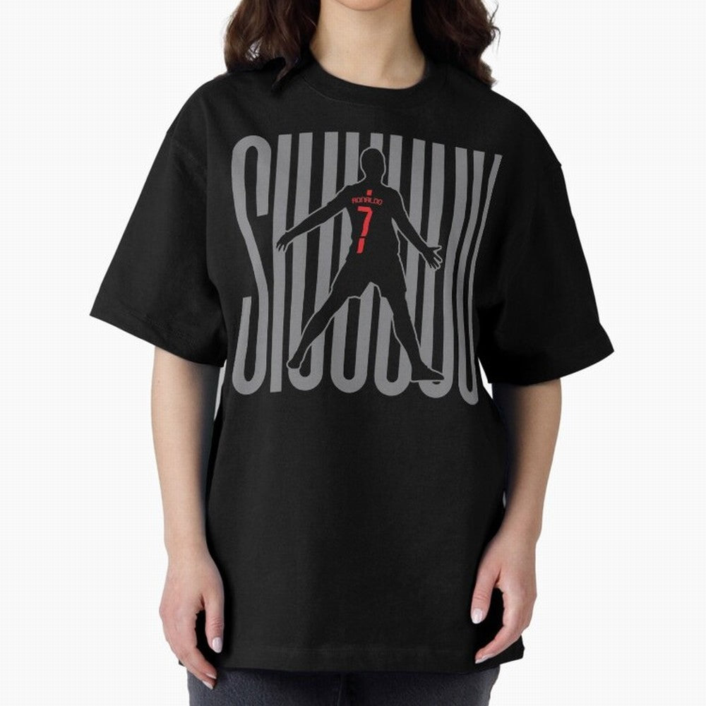 Siuuuuu Cristiano Ronaldo Oversized T-Shirt Embrace Global Football Passion for FIFA World Cup 2026 Group Stage, Built around Cristiano Ronaldo, Argentina, Soccer Culture, Superstar Moments, National Team Dreams and Competitive Fire; Perfect for